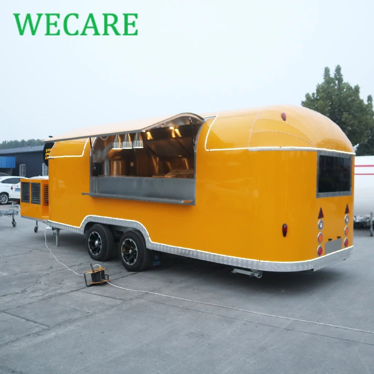 
Wecare concession airstream catering trailer mobile fast food cart, mobile food truck With CE & EEC 