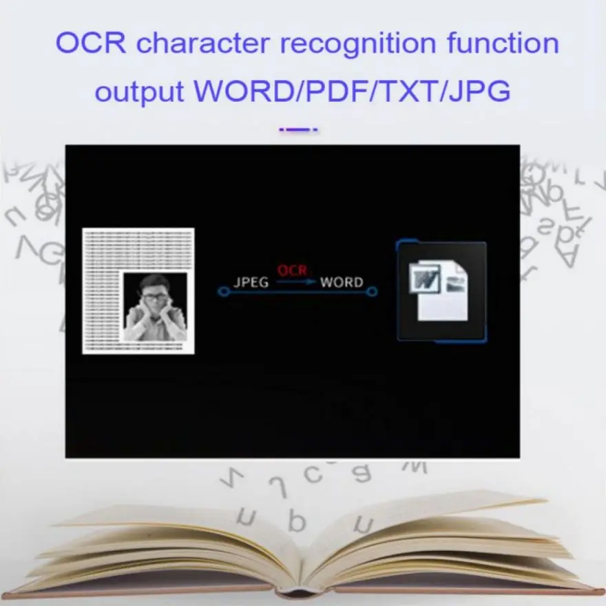 High Speed High Definition Fixed Focus Document Scanner Ocr Pro Usb Desktop 20MP A3 Portable Document Camera