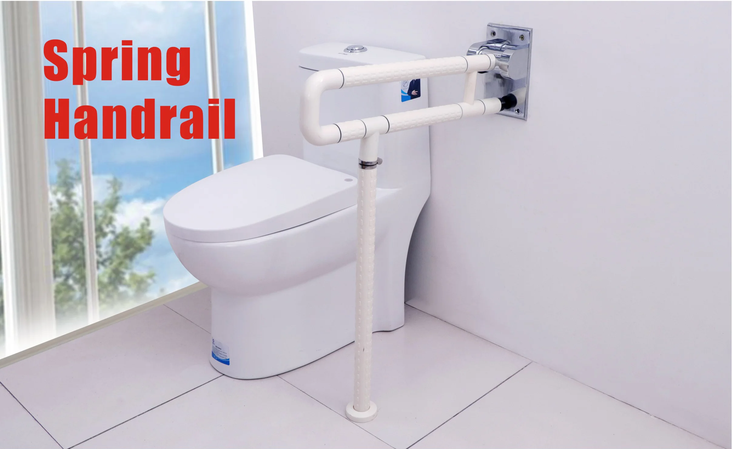 Flip Up Grab Bar for Bathroom Grab Bar Disabled People Use Bathtub Handrail Safety Handle Bars WC Armrest Grab Rail