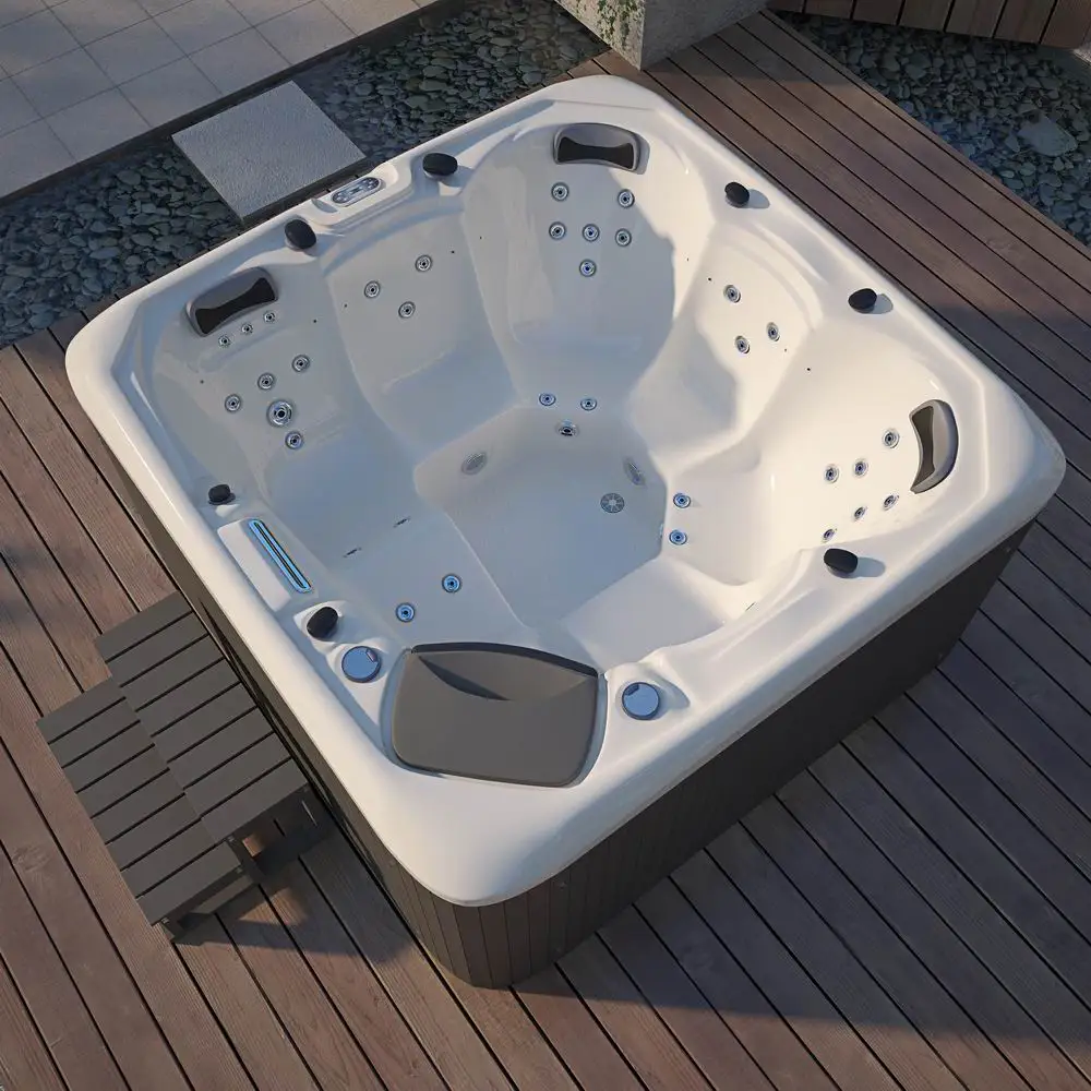 Хит продаж спа-салон jacuzi на 6 человек гидромассажная Ванна с 3