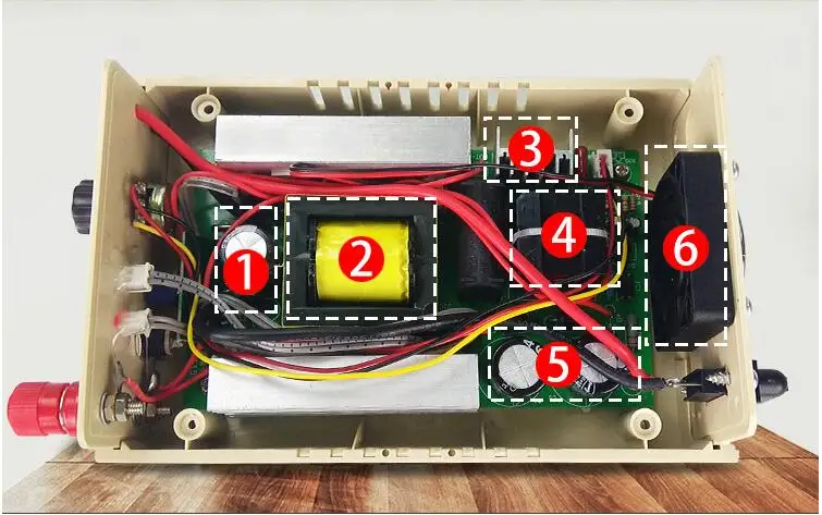  SUSAN-735MP 600 Вт высокомощный Ультразвуковой инвертор электрическое оборудование мощности с охлаждающим вентилятором Fisher