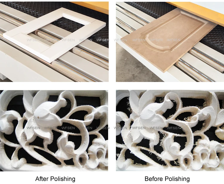 Automatic cabinet door brush drum polishing sanding sander machine for furniture