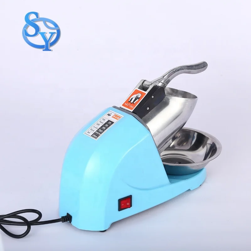 Electric Ice Crusher Machine Ice Smash Machine Snow Cone Ice Shaver Commercial Use Or Home Use
