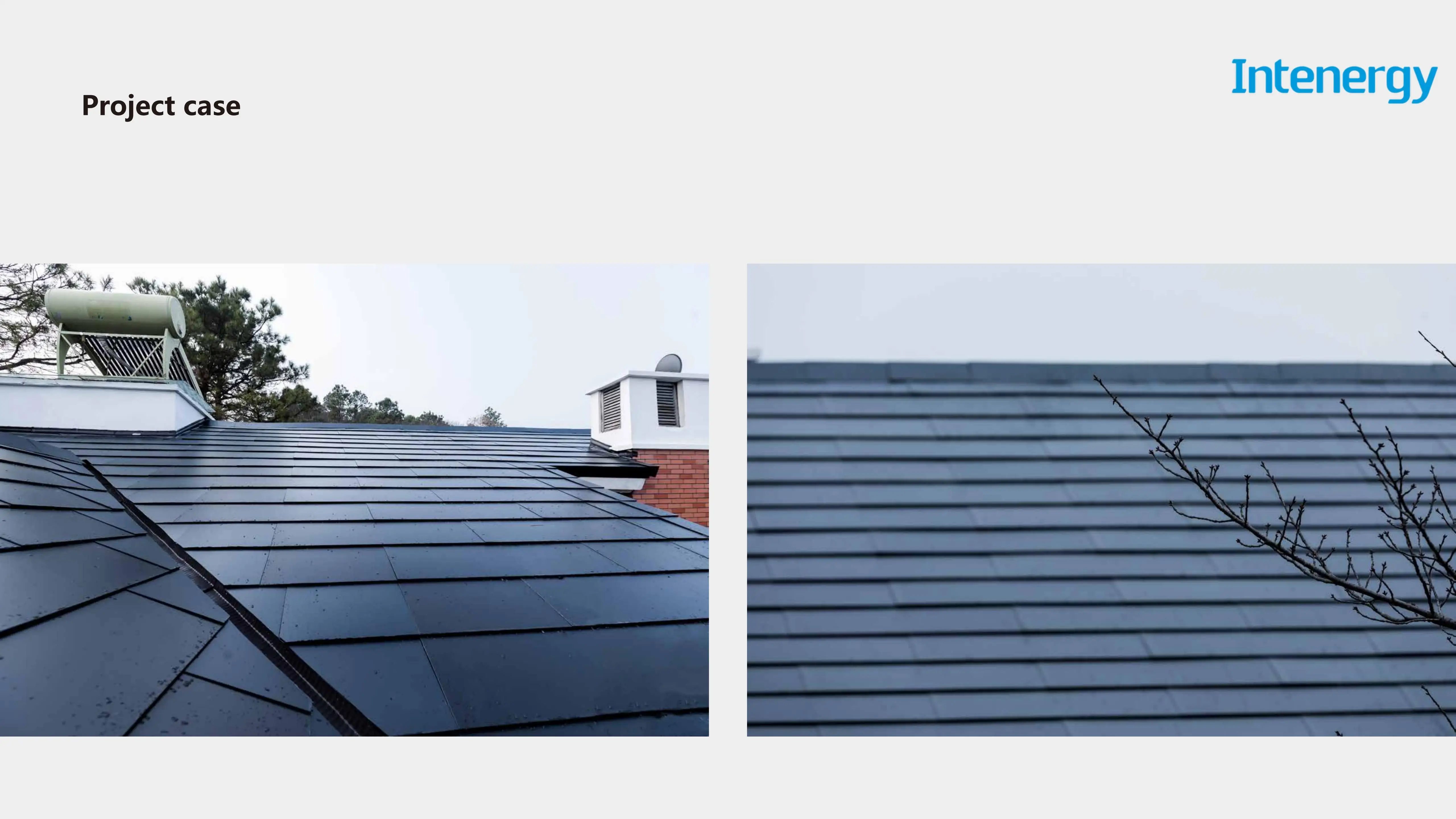 Intenergy 70W pv panels high efficiency BIPV solar tiles Mono solar module roof solar panel for home