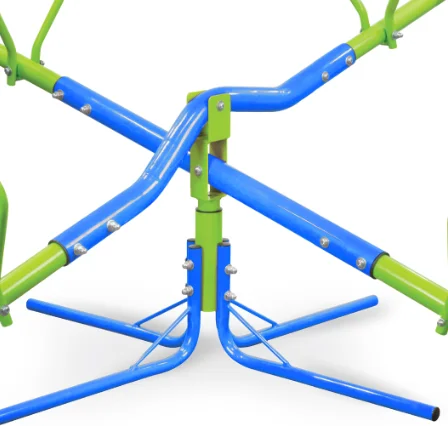 NEW  Outdoor Playground Seesaw  360 Degree Rotating Sturdy Plastic Seat Seesaw for Kids Seesaw