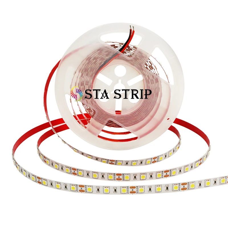 Конкурентоспособная цена 5050 SMD Светодиодная лента 60led 120 светодиоды/м гибкая 2700k 3000k 4000k 6000k с Etl CE Rohs Fcc