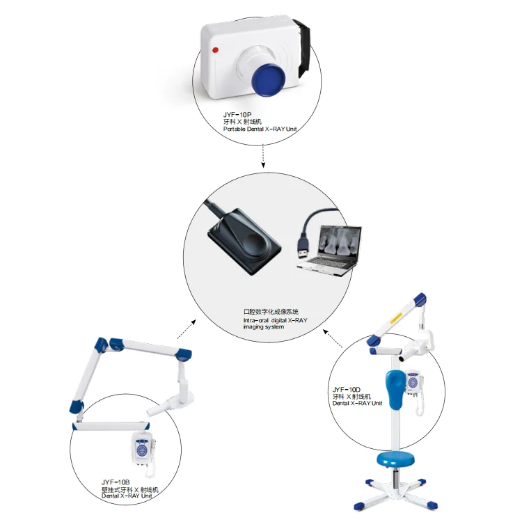 Dental X-ray Machine Digital X-ray Machine Standing Fast Imaging Dental X-ray Mobile