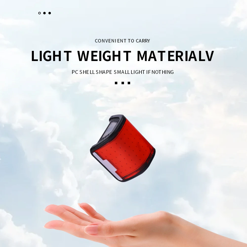 Night cycling warning safety led tail light 270 lumen waterproof USB bicycle rear lights