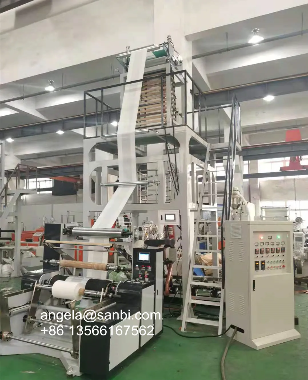 Высокоскоростная машина для выдувания биоразлагаемой пластиковой экструзионной сельскохозяйственной пленки