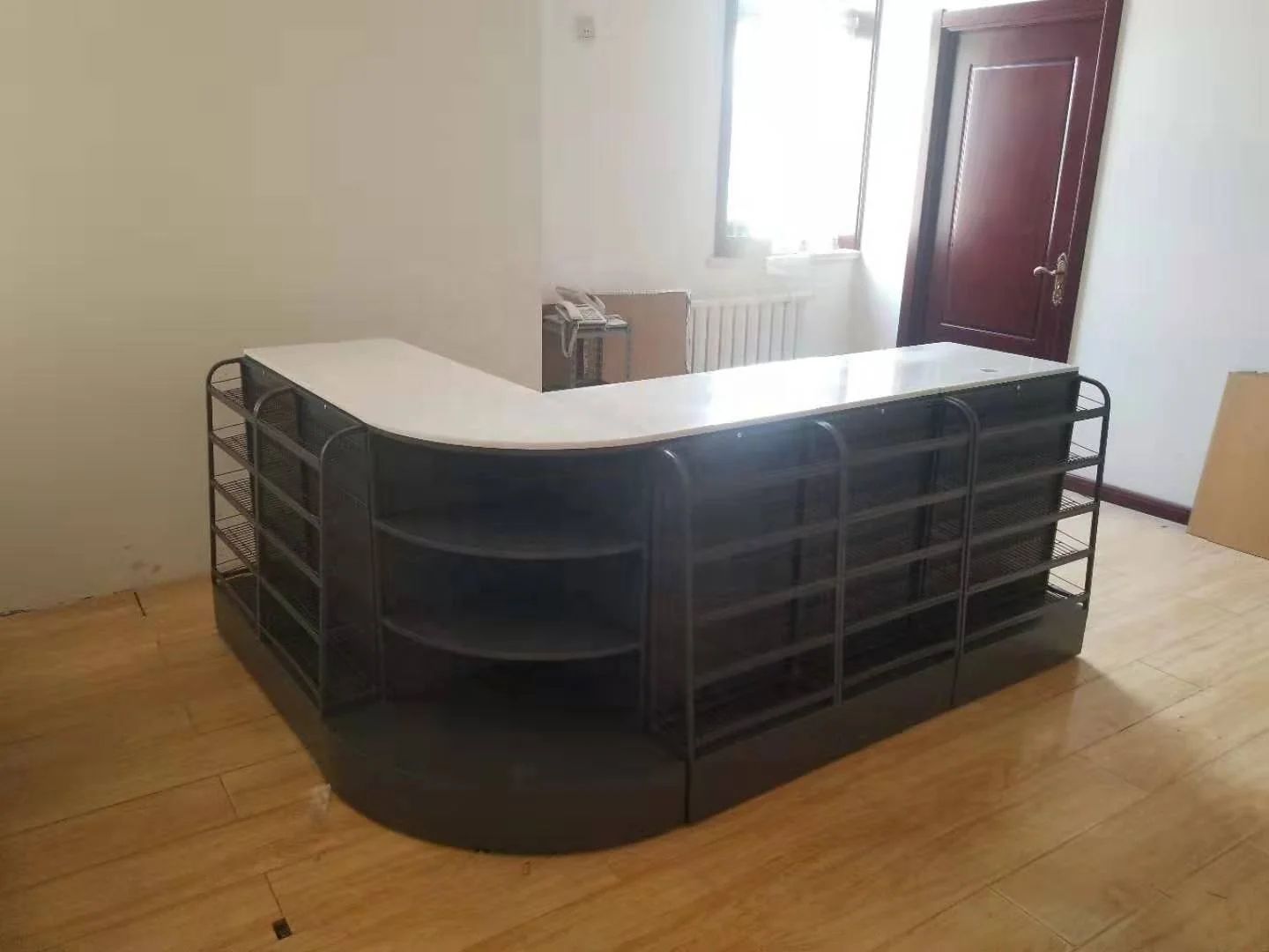 
Supermarket Checkout Counter/Good quality cash register/convenience cash stand for shop 