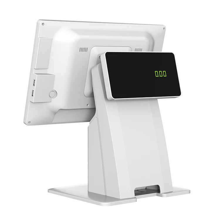 DLSUM-TA touch screen monitor with stand and customer display restaurant loyverse pos use portable monitor touchscreen