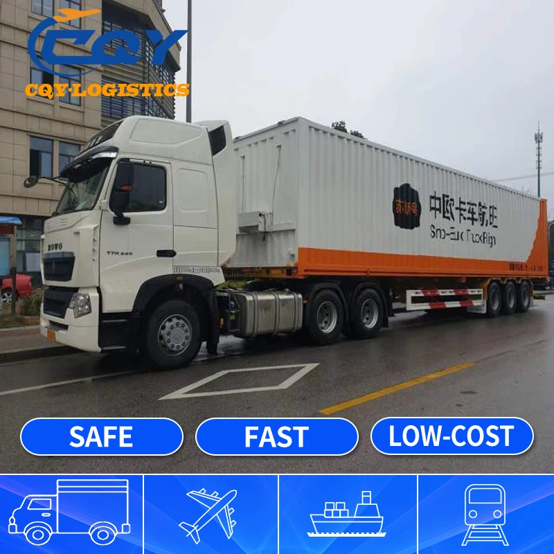 Road Freight By Truck From China To UK Germany Netherlands Belgium Logistics Services DDP Shipping Door to Door Delivery