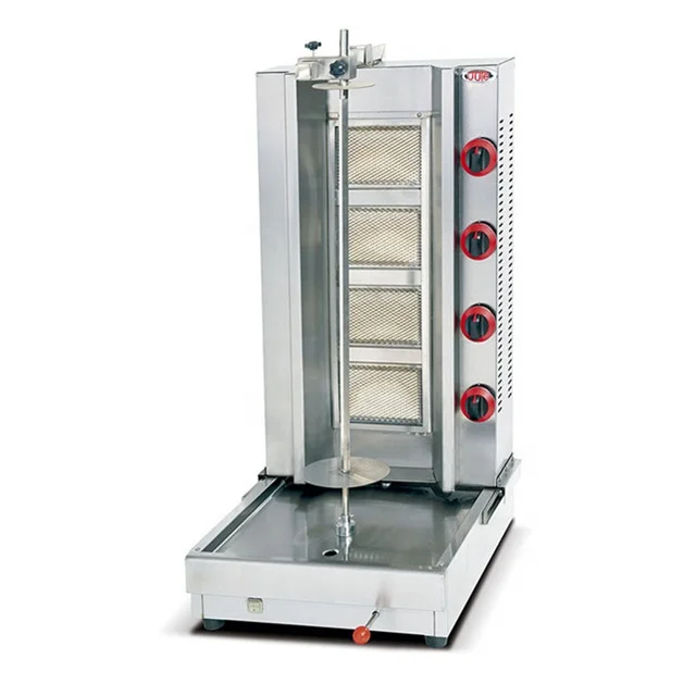 4-Burner Gas Doner Kebab Machine for Hotel & Restaurant Use (OT-950)