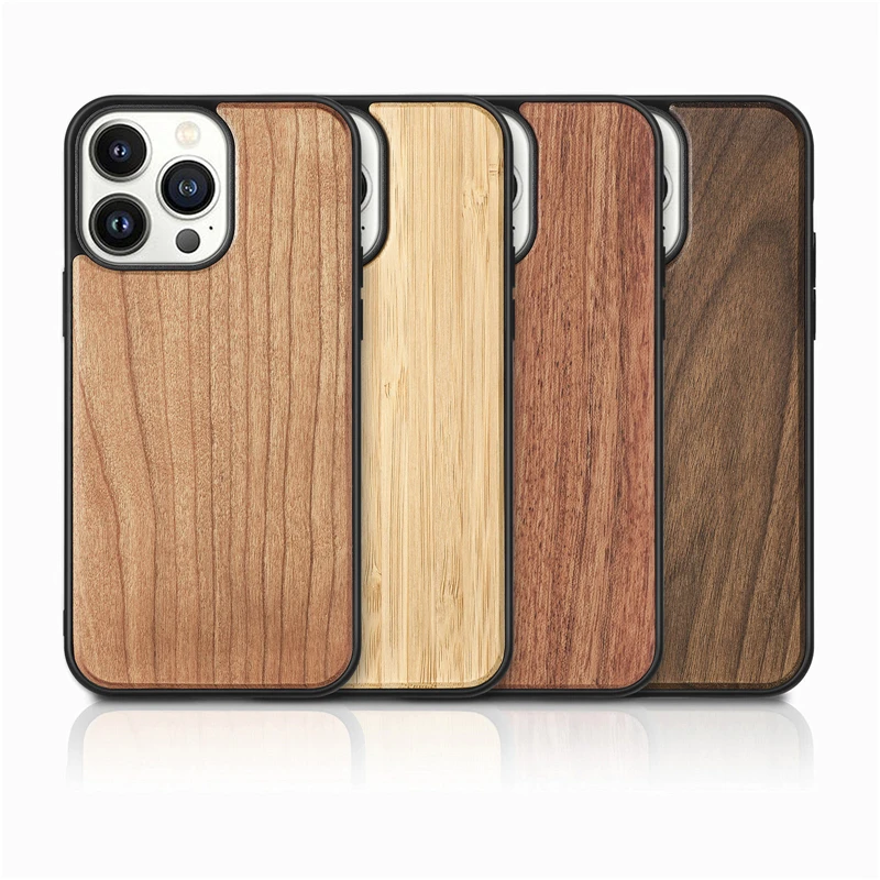 for iphone xs max x xr 7 8 plus 11 12 cell phone wood case us warehouse,for iphone 14 pro cover phone case wood
