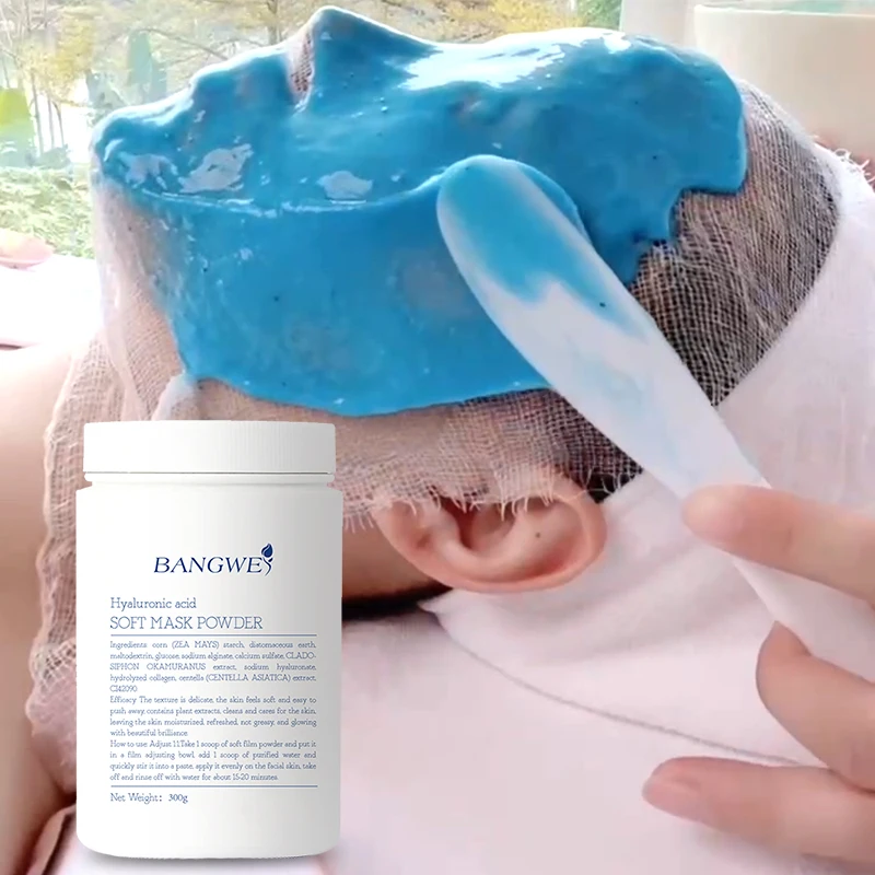 BANGWEI 100% Natural Spirulina Algae Face and Body Mask Wholesale Price for Beauty Salon SPA jelly Mask Powder