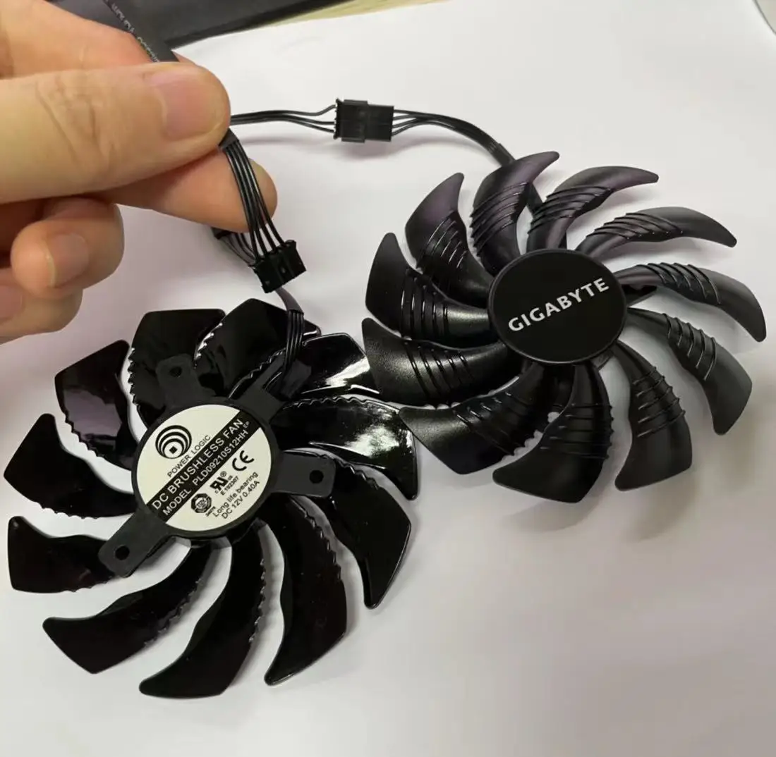 Вентилятор охлаждения для графики GTX 1070 AORUS GTX 1070 RX 570 580 RX570 RX580 Fan PLD09210S12HH T129215SU