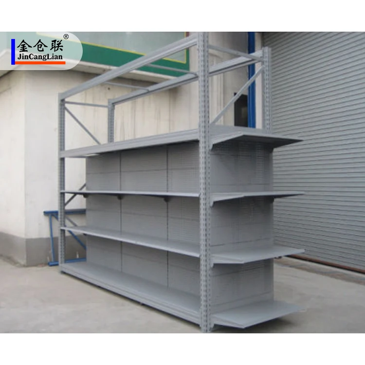 Factory Customized Supermarket Shelf Retail Store Display Racks Grocery Store Shelf Convenience Store Gondola Shelving