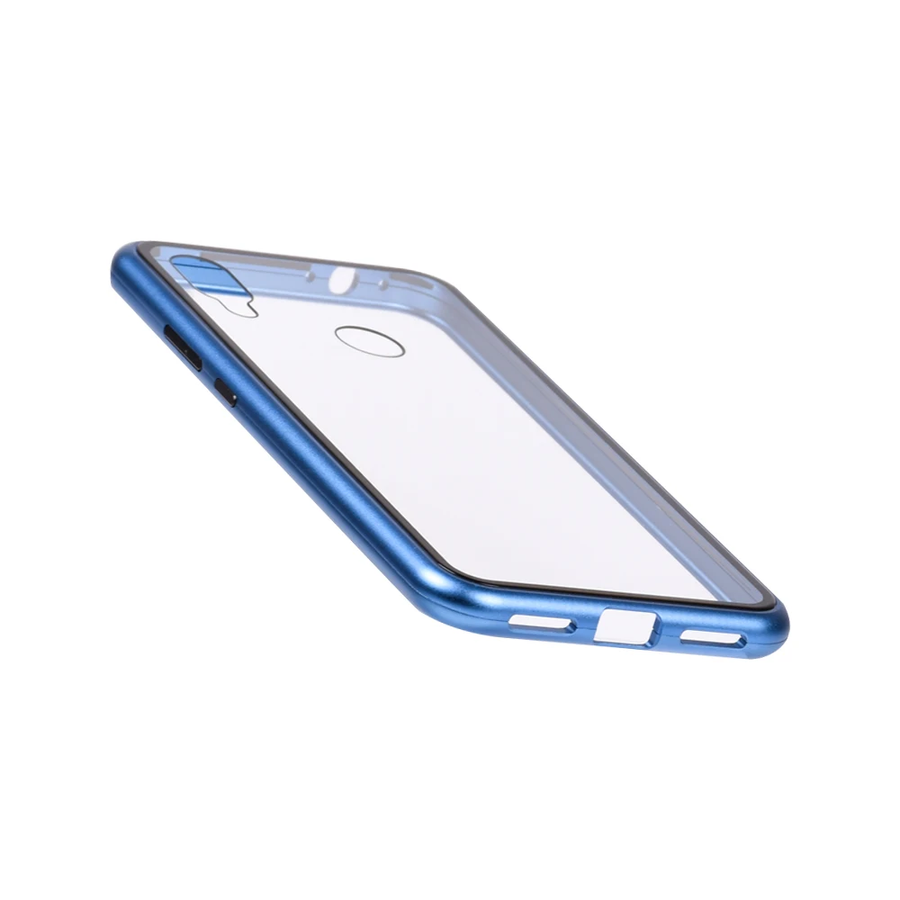 2020 New Models 9H Tempered Glass Back Cover 360 Metal Flip Magnetic Phone Case  For redmi 7/Y3