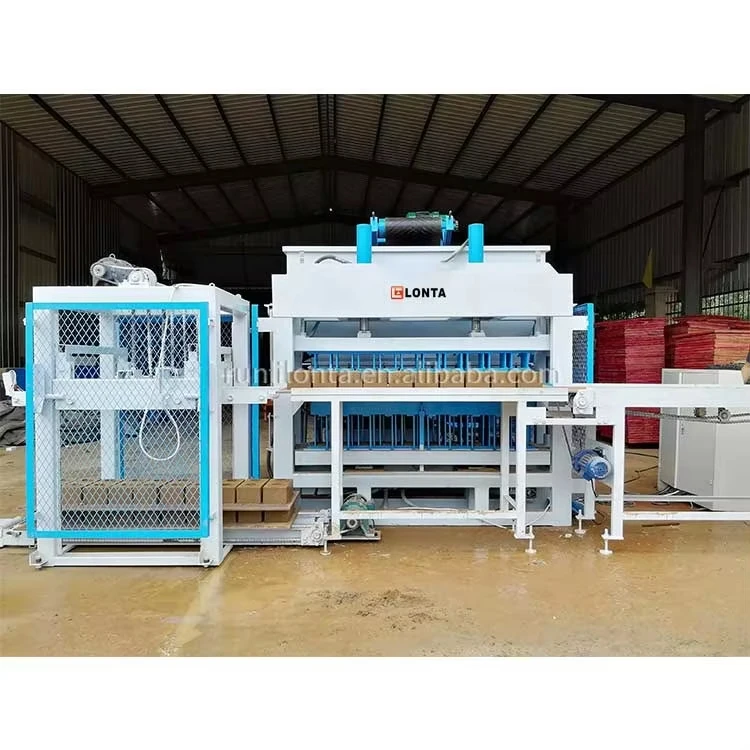 LONTA LT10-10 Full Automatic Interlock Hollow Paver Mould Mud Soil Earth Clay Brick Block Making Machine In Nigeria Uganda Kenya