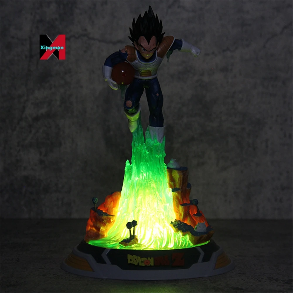 New High Quality Dragoned Balls Z Collection PVC Model Toy Doll Light up Namek Vegeta Figura DBZ Figurines Anime Figures
