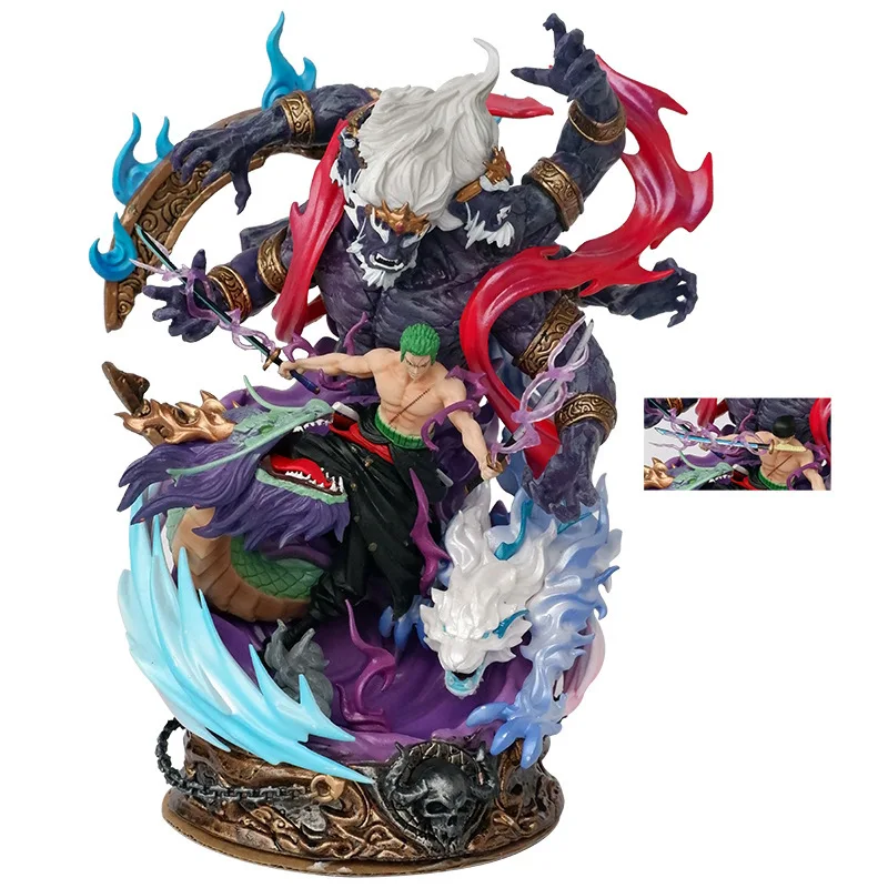Хит продаж 21 см из ПВХ LX Roronoa Zoro аниме-фигурка три ножа поток одна штука декоративные модели игрушек