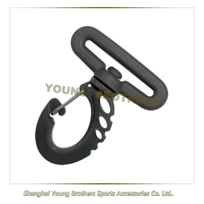 High Quality Two-Way  Plastic Swivel  Hook for Backpacks or Tents