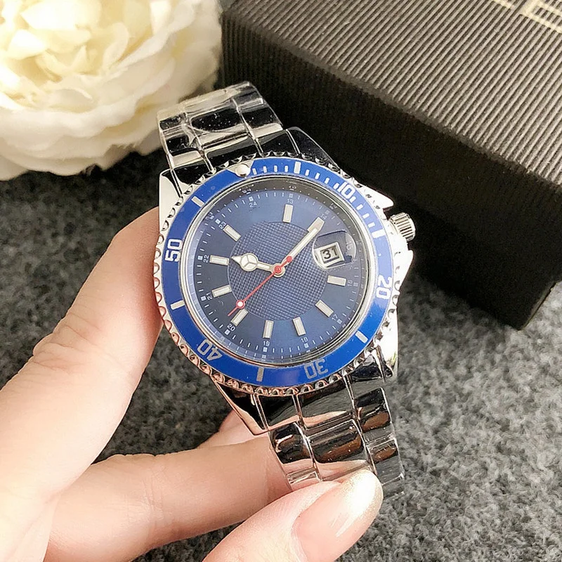 Hot Selling Steel Waterproof Relojes Para Hombres Digital Clock Date Quartz Business Dial Watches for Men