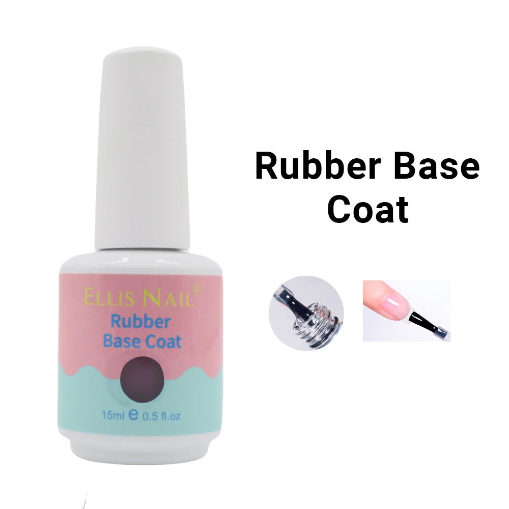 Free Sample Rubber Base Gel Polish Soak Off gel nail polish private label Customs logo Base Color Coat for nails
