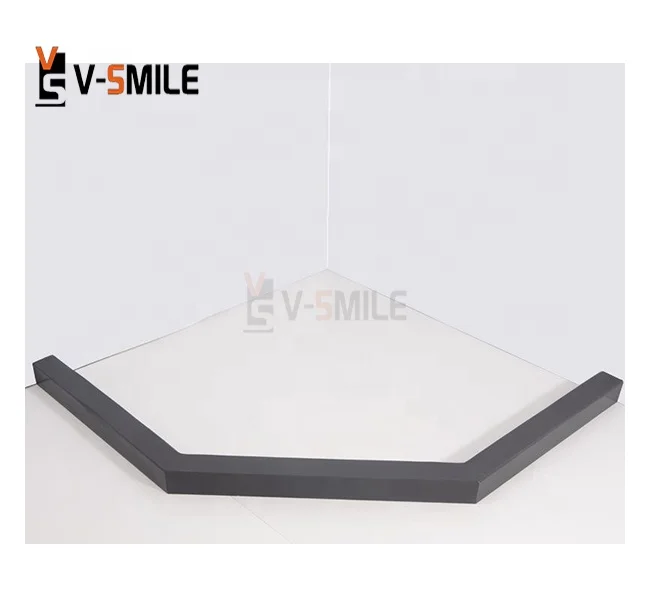 Diamond shape Bathroom decorative waterproof threshold strip Dry And Wet Separation Waterproof Strip
