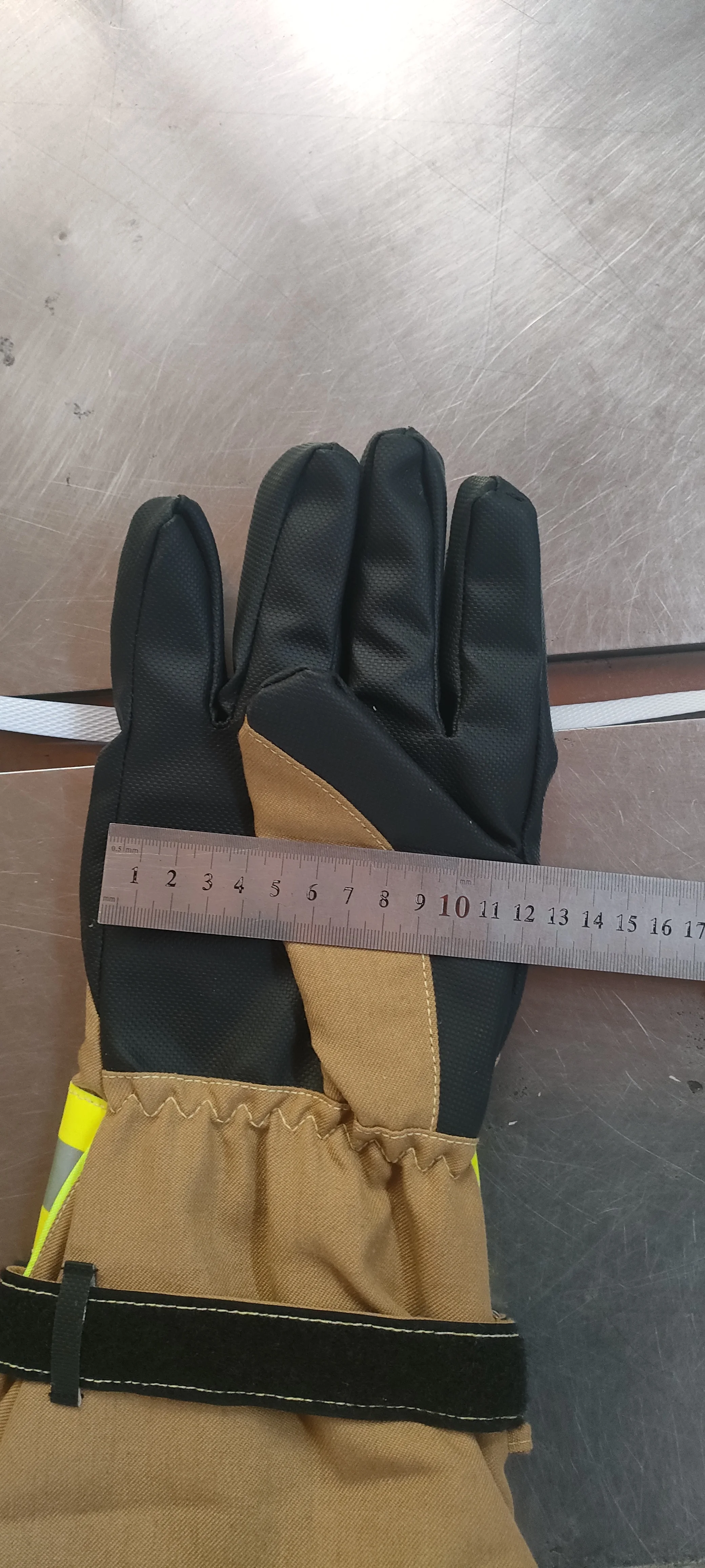 EN Aramid Structural Waterproof fireproof Firefighter Gloves fire fighting safety glove