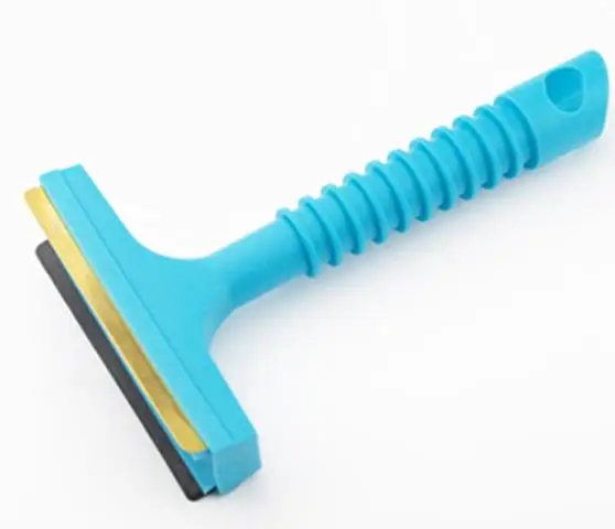 Латунный скребок для льда, пластиковый скребок для очистки окон автомобиля