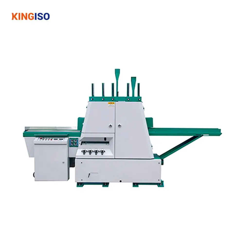 KINGISO Woodworking Heavy Duty Multi Blade Frame Saw Thin Cutting Rip Fram Machine for Floor or Lamella