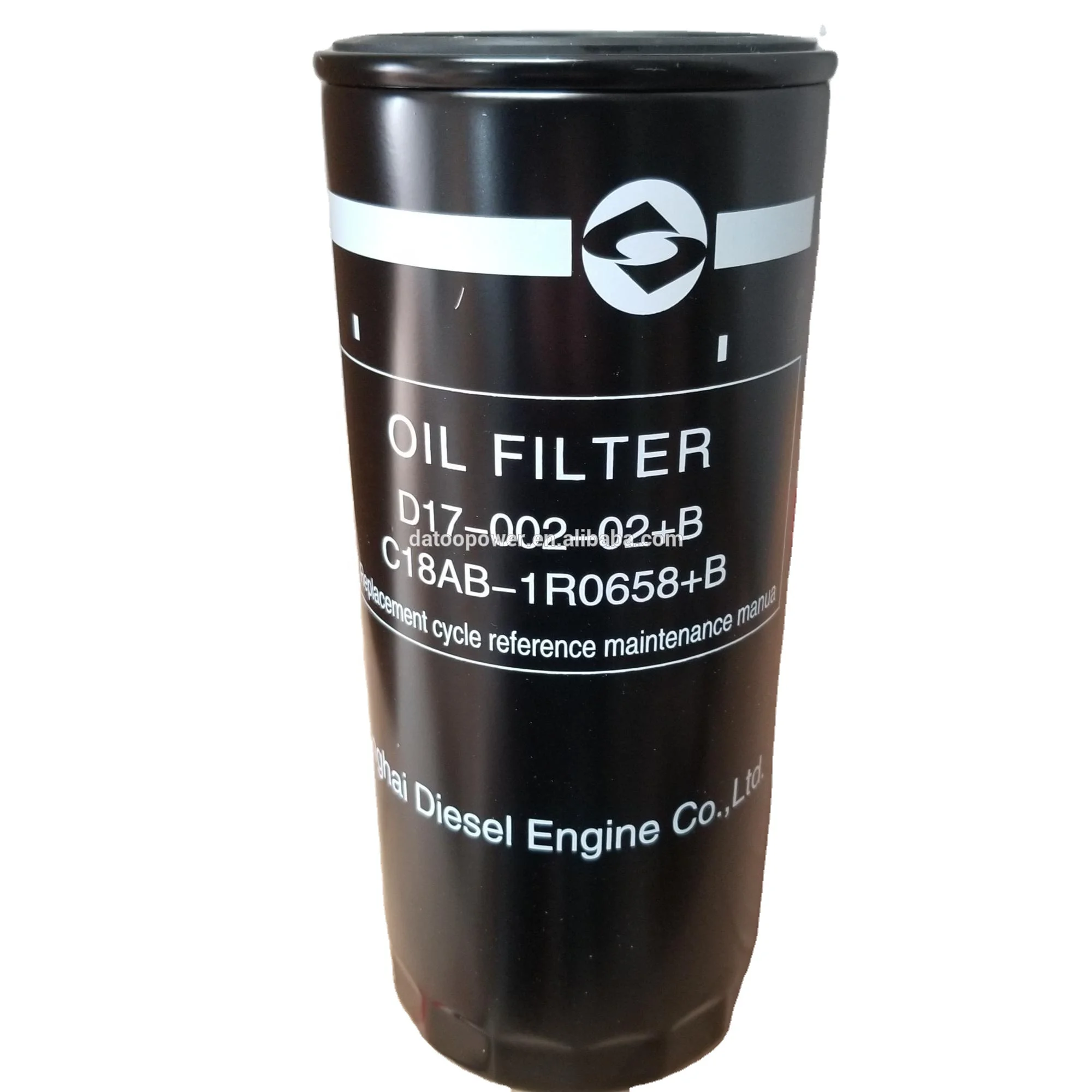 Shanghai C6121 Diesel Engine Oil Filter D17-002-02+B C18AB-1R0658+B