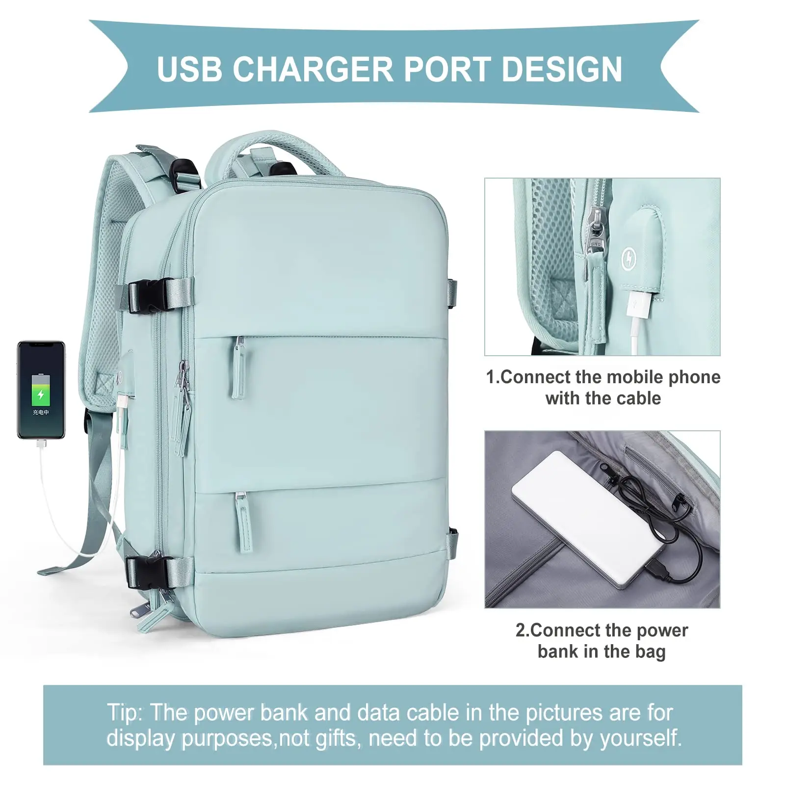 Unisex Outdoor Wholesale Waterproof  Duffel Custom Durable Material Airline Approved Travel Bags  Custom Large Travel Backpack