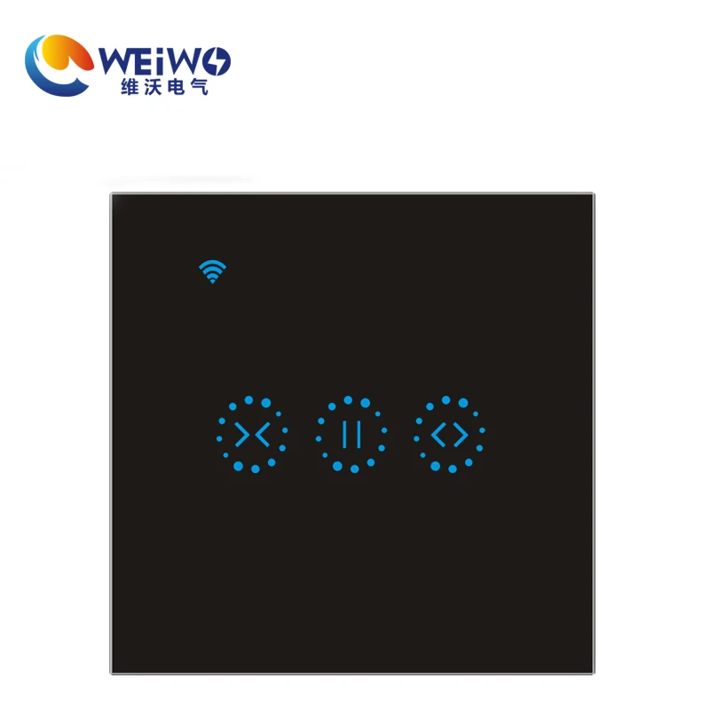 WiFi Roller Switch Shutter Switch WiFi Curtain Blinds Touch Switch Wall 3 years warranty CE certificate 220-250V