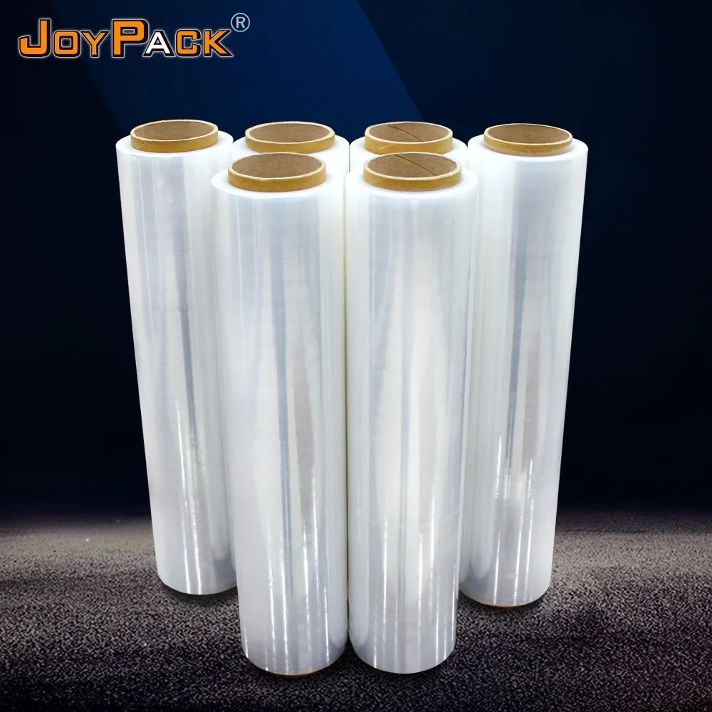 OEM pallet Stretch Wrap transparent pallet pe cast Stretch Film Shrink Wrap strech film pallet wrapping machine stretch film