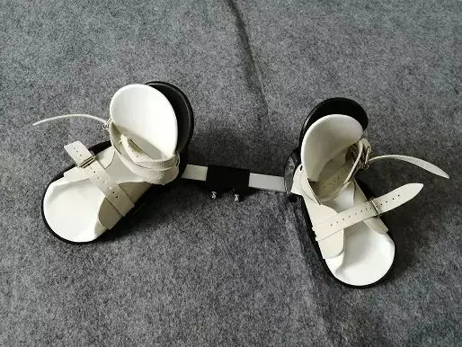 TJ-FM027 Medical Orthopedic Leather Dennis Brown Splint Shoes for Corrective Deformed Foot for children