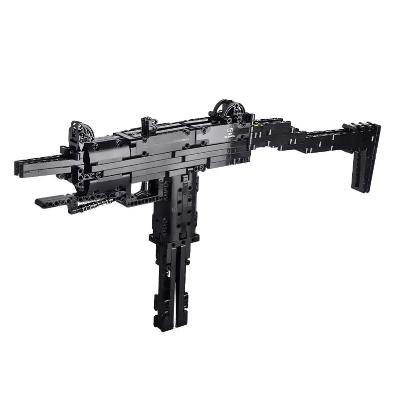 14008 14006 14005 14001 MOULD KING Blocks MK14+AK74+Howitzer+double shotgun+AWM sniper gun MP5+Automatic rifle(D-ABCDE)(PA01185)