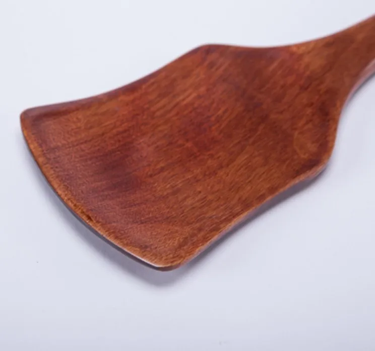 Wood Cutlery Utensil Eco Friendly Teak Wooden Spatula For Cooking