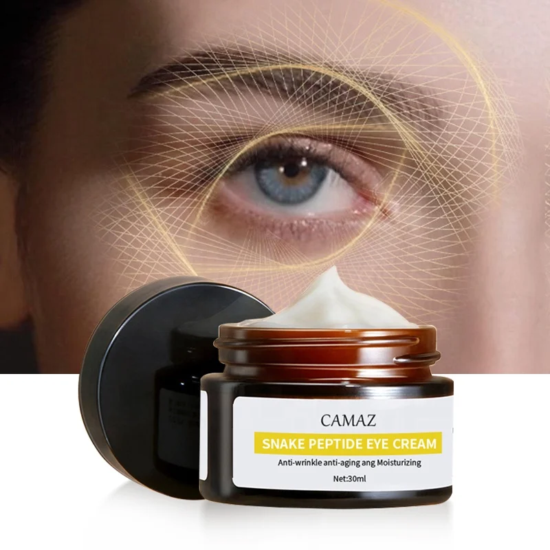 OEM  Anti--wrinkle Anti Eyes Bags Dark Circle Removal Cream Moisturizing Snake Venom Peptide Eye Cream For Women