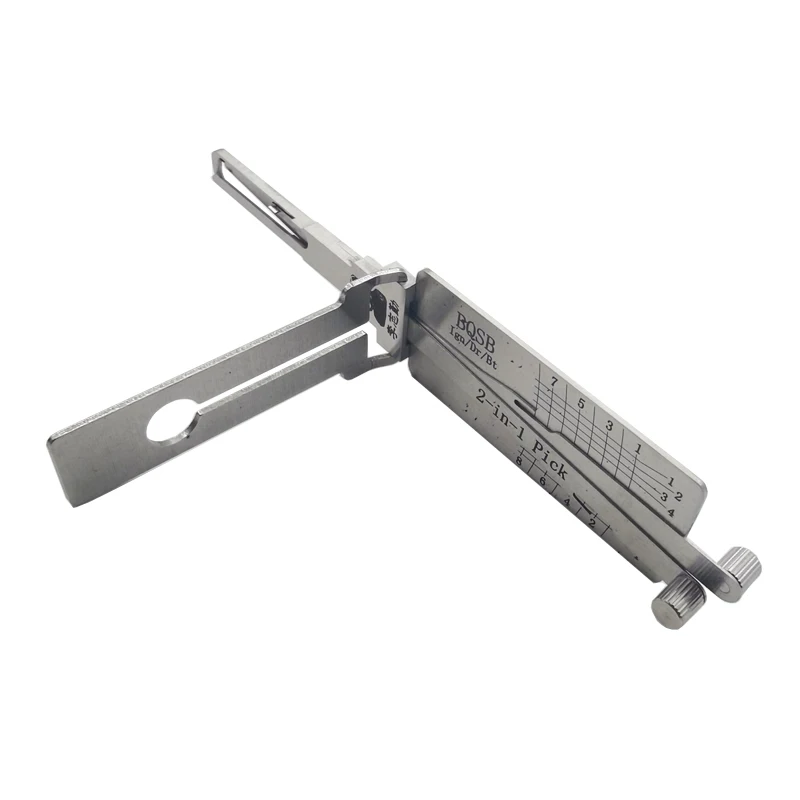 Оригинальный Автомобильный Дверной замок Lishi BQSB 2 в 1 декодер инструмент для разблокировки