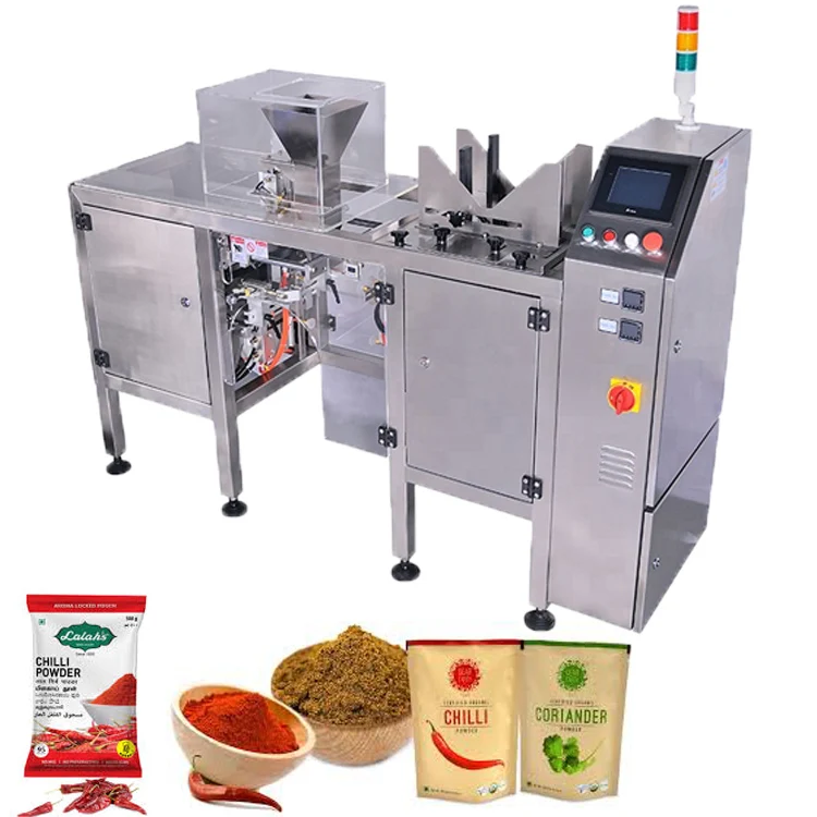 Degassing valve applicator Full Automatic Linear Coffee Powder Herb Flour Spice Packaging Machine