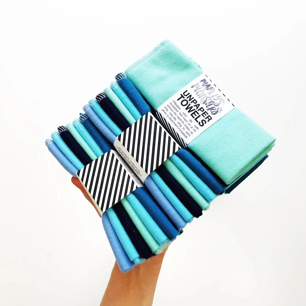 Оригинальное хлопковое Фланелевое многоразовое небумажное полотенце моющееся из бамбукового волокна для детских салфеток Радужное однотонное