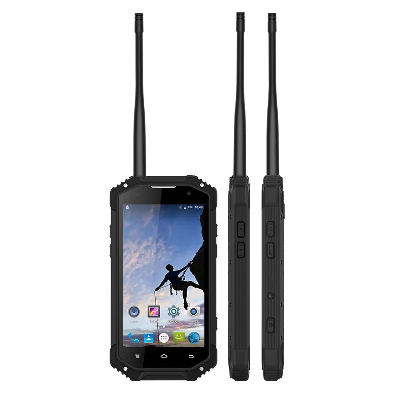 Разблокированный смартфон 2 Вт Walkie Talkie 13 МП 4400 батарея прочный телефон Android 4 7 дюймов IPS DMR UHF VHF
