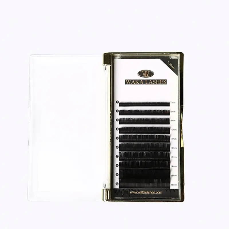 Eyelash Extension Supplies Private Label c d Cc Dd Curl Silk Eyelash Extensions