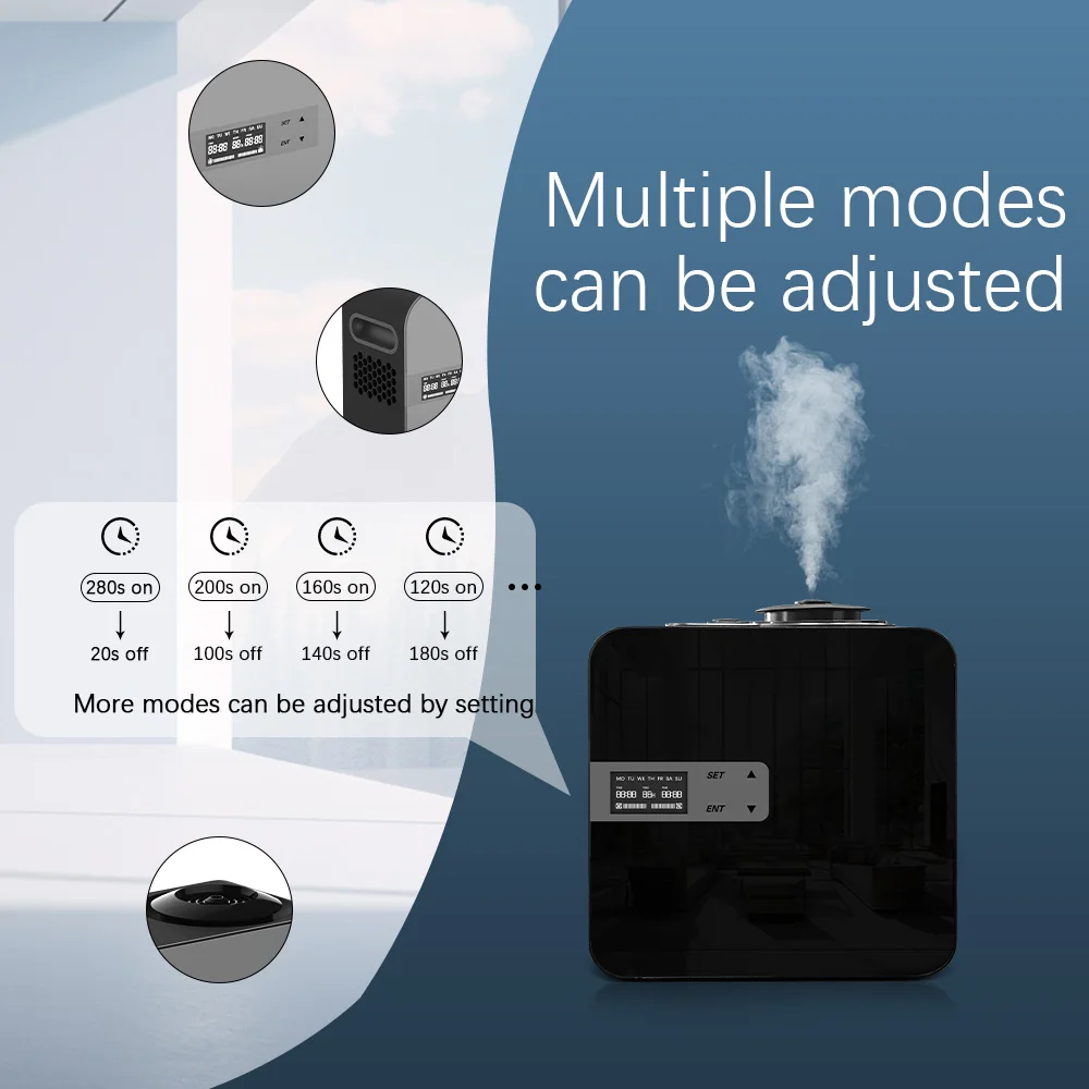 Support HVAC or Wall-mounted Wireless Commercial Aromatherapy Scent Machine Electric High Motor Efficiency Scent Aroma Diffuser