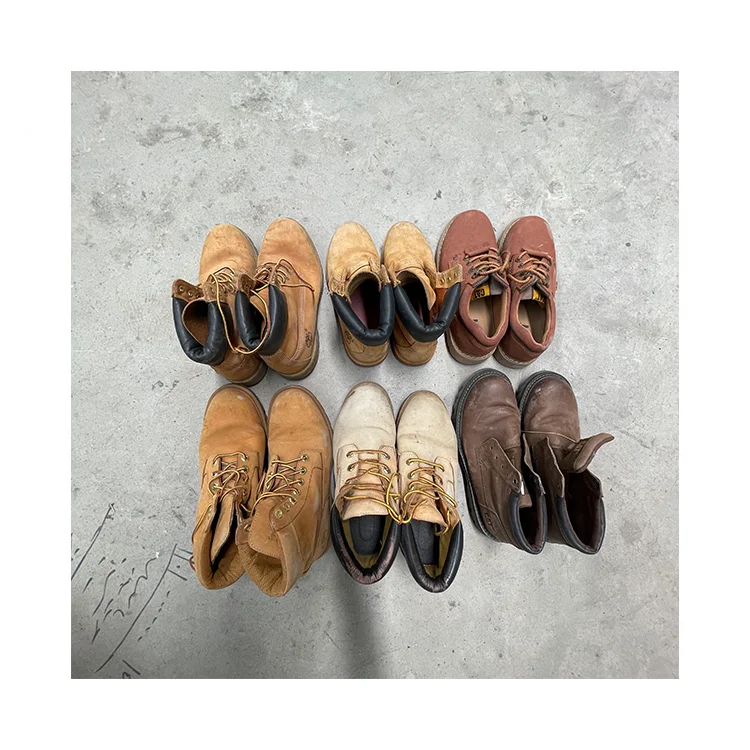 good used branded shoes for men second hand boots branded wholesale used shoes supplier factory