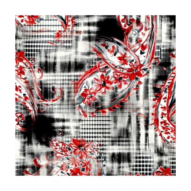 High Quality And Super Soft printed spandex jersey Bamboo organic Fabric