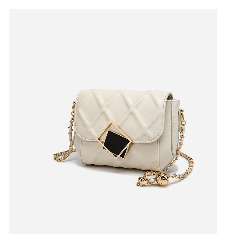 Модные маленькие золотые Шаровые цепи женские боковые мини модные кожаные сумки через плечо роскошные сумки