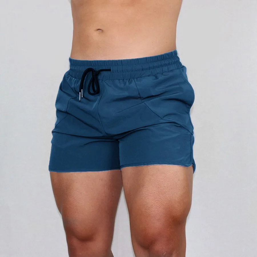Drawstring mens workout  shorts men  athletic  gym short pants
